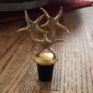 Star fish wine bottle cork